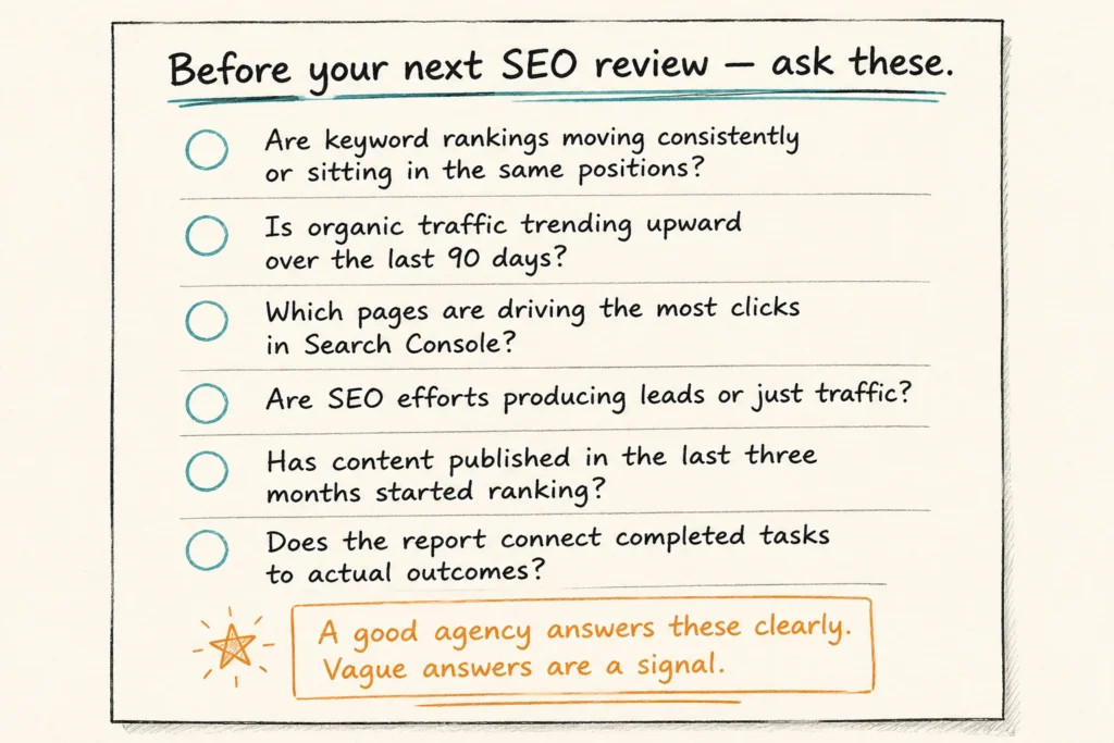 Questions to Bring to Your Next SEO Report Review