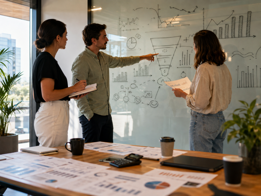 SEO KPIs connecting organic traffic to business outcomes